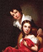 Rembrandt Peale Michaelangelo and Emma Clara Peale Sweden oil painting reproduction
